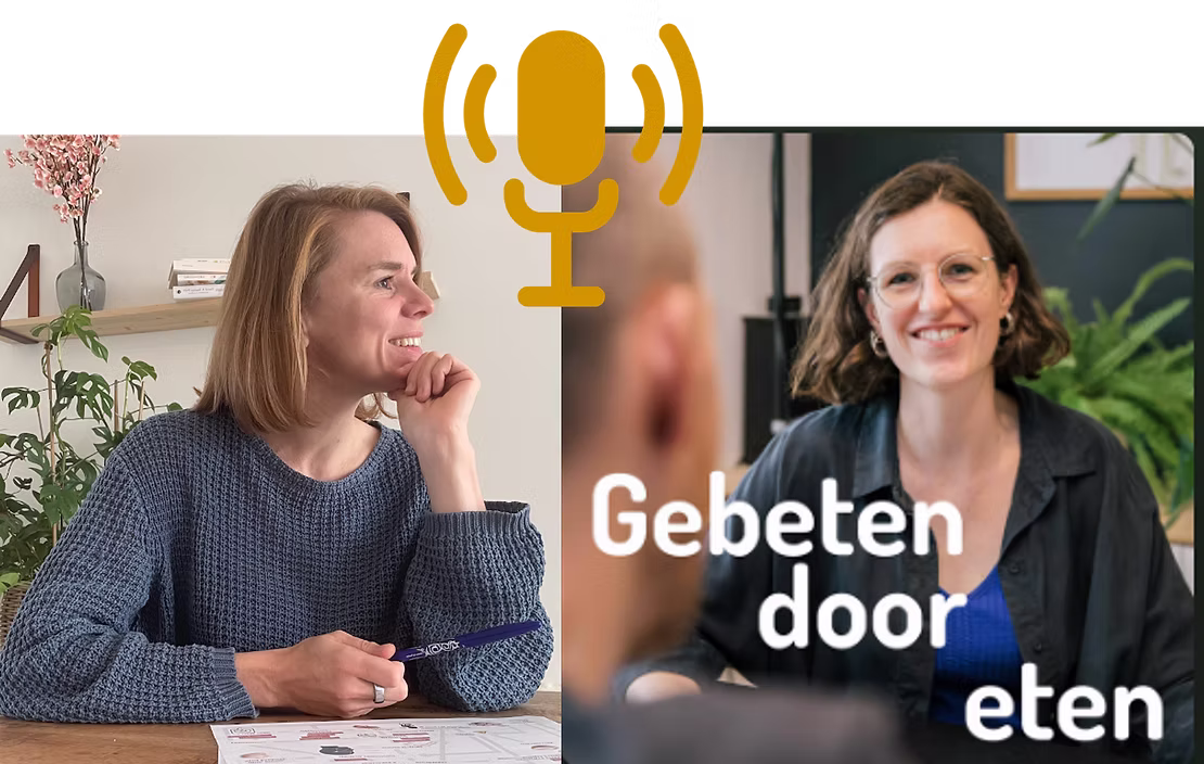 Migrainekliniek in Podcast Gebeten door eten